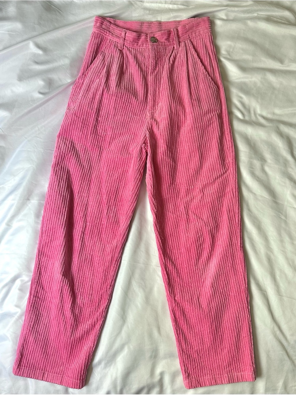 Fashion Brand Company Pink Corduroy Grandpa Pants